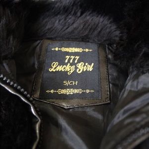 777 Lucky Girl Faix Fur/Pleather Vest